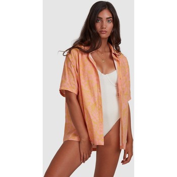 Vêtements Femme Chemises / Chemisiers Billabong Summer Sun Button Thru orange - coral