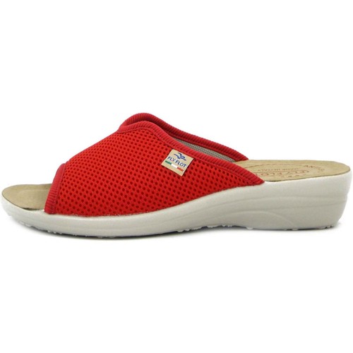 Chaussures Femme Mules Fly Flot House of Hounds, Textile- T4429 Rouge