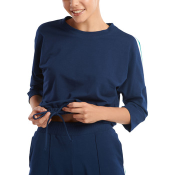 Vêtements Femme Tops / Blouses Lisca T-shirt manches trois-quarts Retromania  Cheek Bleu