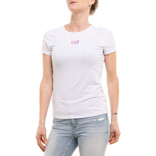 Vêtements Femme T-shirts & Polos Emporio Armani EA7 6LTT03TJCYZ Blanc