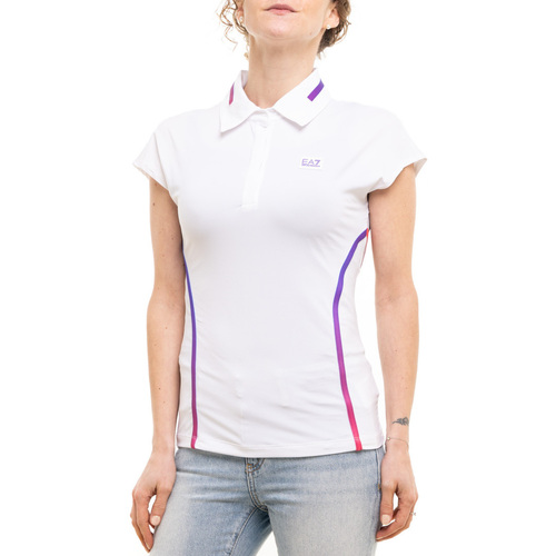 Vêtements Femme T-shirts & Polos Emporio Armani EA7 6LTF01TJJGZ Blanc