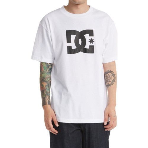 Vêtements Homme T-shirts manches courtes DC medio SHOES DC Star Blanc