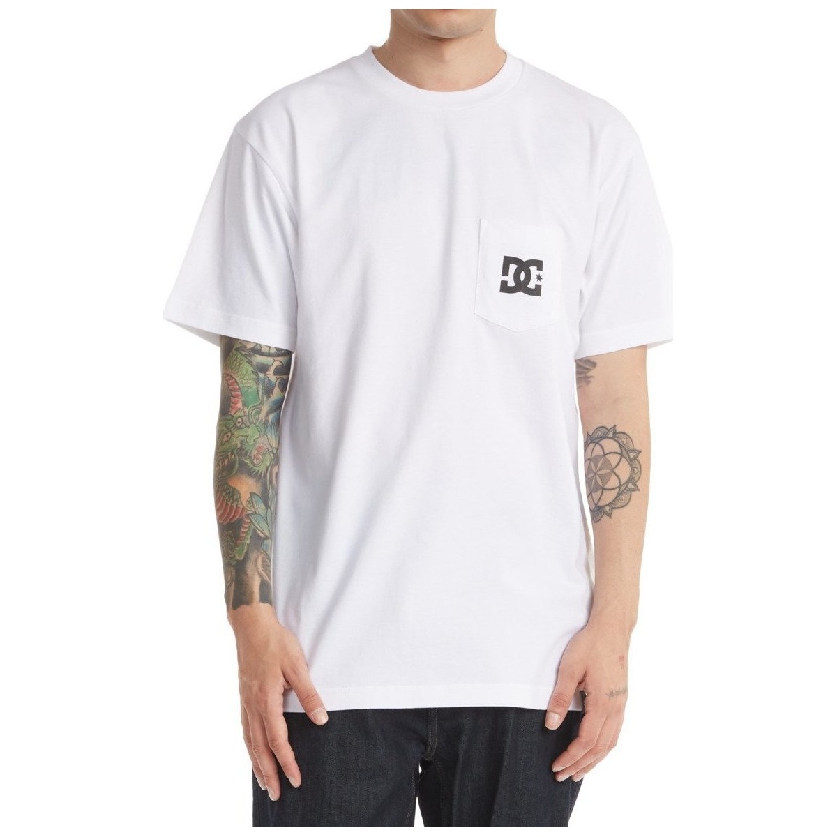Vêtements Homme T-shirts manches courtes DC Shoes DC Star Blanc