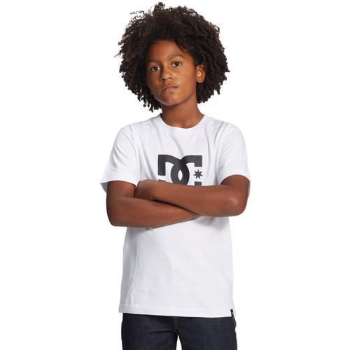 Vêtements Garçon T-shirts manches courtes DC Shoes support DC Star Blanc