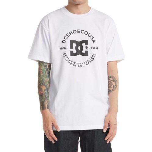 Vêtements Homme T-shirts manches courtes DC Crimson-White Shoes DC Star Pilot Blanc