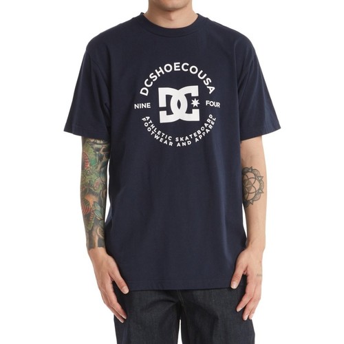 Vêtements Homme T-shirts manches courtes DC Shoes Rubber DC Star Pilot Bleu