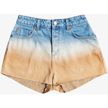 Vêtements Fille Shorts / Bermudas Roxy Call Me Now bleu - cool  toast denim degreade