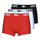 Sous-vêtements Homme Boxers Lacoste 5H3321 X3 Noir / Blanc / Rouge