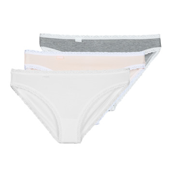 Sous-vêtements Femme Culottes & slips Sloggi  WEEKEND TAI X3 Blanc / Gris / Rose