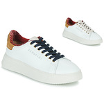 paper effect tabi lace-up shoes