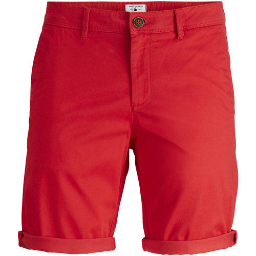 Vêtements Homme Shorts / Bermudas Jack & Jones Short coton Bowie Rouge