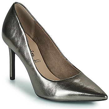 Magnifique parisienne Jaune et noir floral vintage chaussures de cour pour dames 5/38UK talon mi-hauteur Chaussures Chaussures femme Escarpins 