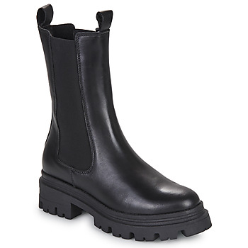 Boots AZUREE boots luxe 100% Cuir fourrure DAIM Noir T 39 Parfait état 