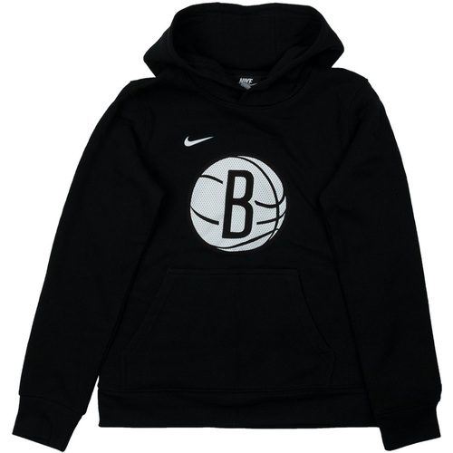 Vêtements Garçon Vestes de survêtement Nike masculina NBA Brooklyn Nets Fleece Hoodie Noir