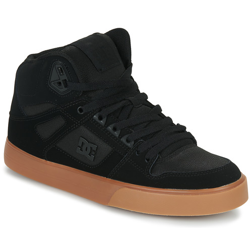 Chaussures Homme Baskets montantes DC Shoes Brand PURE HIGH-TOP WC Noir / Gum