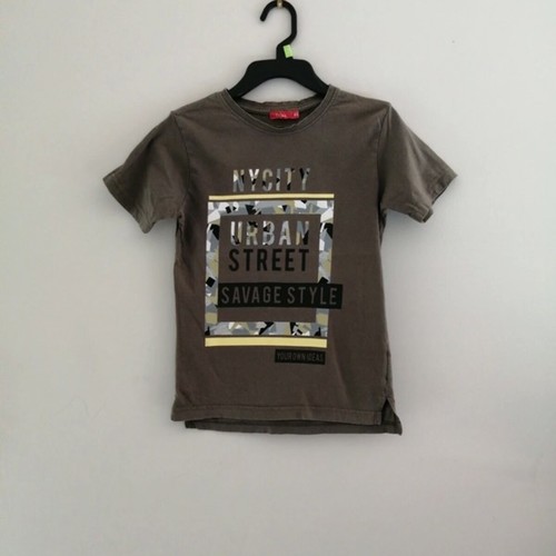 Vêtements Garçon zadig voltaire kids teen deva logo print t shirt item Tissaia T-shirt manches courtes Kaki