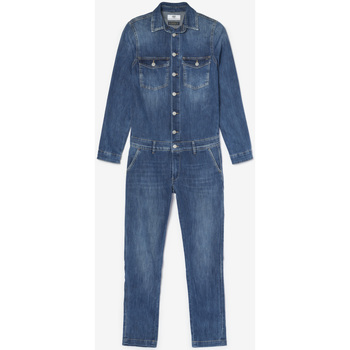 Vêtements Femme Combinaisons / Salopettes Le Temps des Cerises Combinaison en jeans sena bleue Bleu