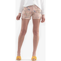 Vêtements Shorts / Bermudas Le Temps des Cerises Short forsy rose Blanc