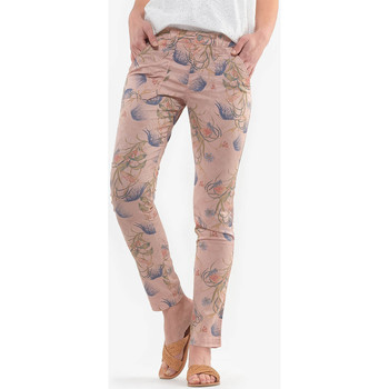 Vêtements Femme Pantalons Running / Trail Pantalon slim myles rose Blanc
