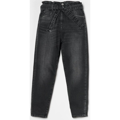 Vêtements Fille Jeans Lustres / suspensions et plafonniersises Milina boyfit jeans noir Noir