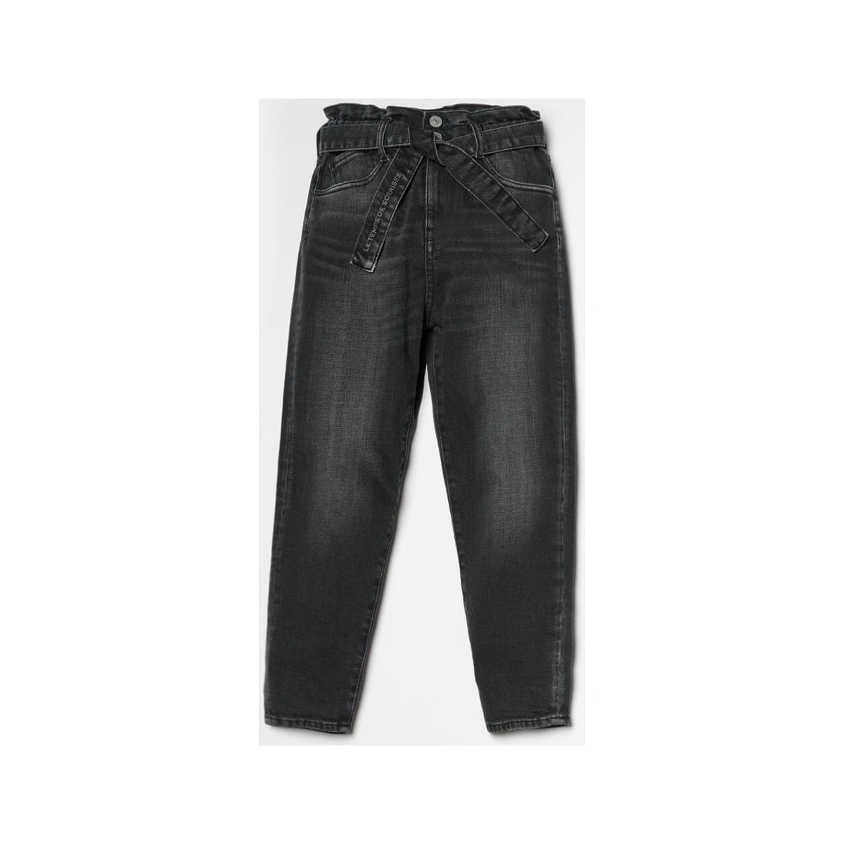 Vêtements Fille Jeans Le Temps des Cerises Milina boyfit jeans noir Noir