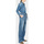 Vêtements Femme Combinaisons / Salopettes Le Temps des Cerises Combinaison pantalon easy en jeans bleu Bleu