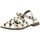 Chaussures Femme Sandales et Nu-pieds Lune Et L'autre Sandales plates en cuir  ref 52689 Doré