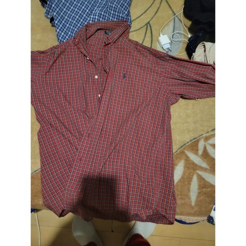 Vêtements Homme Chemises manches longues Ralph Lauren Chemise  à carreaux  rouge Rouge