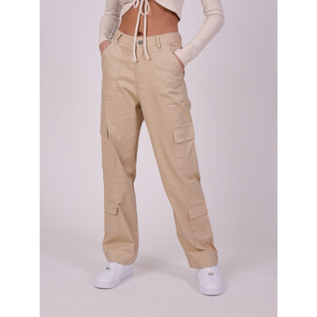 Vêtements Femme Pantalons Gilets / Cardigans Pantalon F224199 Beige