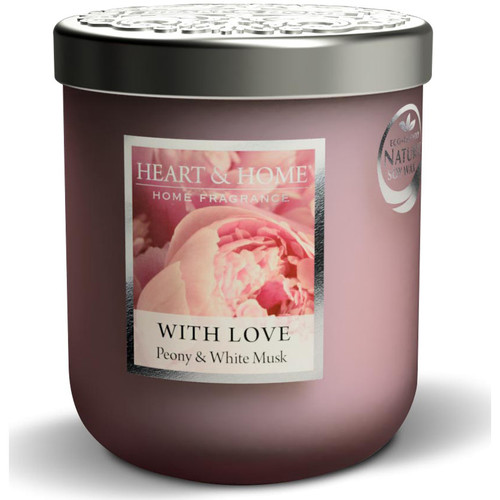 Maison & Déco Bougies / diffuseurs Kontiki Bougie heart and home amour Rose