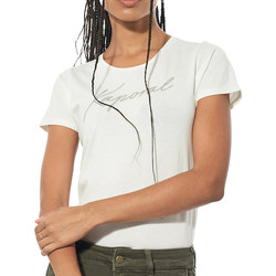 Vêtements short-sleeved T-shirts manches courtes Kaporal KRAKE22W11 Blanc