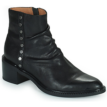 7481 fur-lined leather high boots Anthology en coloris Marron Femme Chaussures Bottes Bottes hauteur mi-mollet 