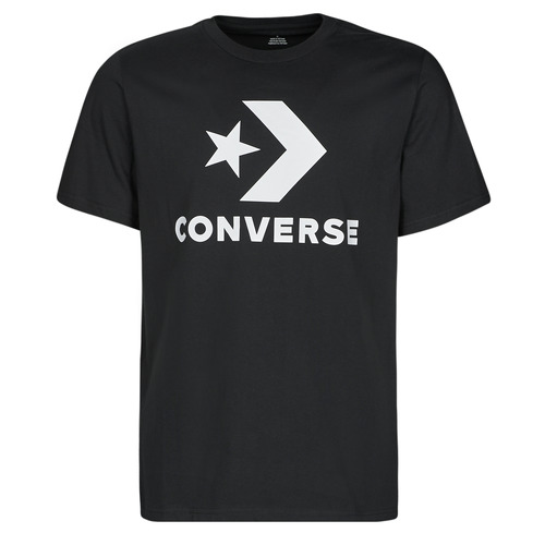 Vêtements T-shirts manches courtes Converse GO-TO STAR CHEVRON TEE Noir