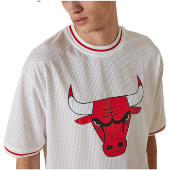 New-Era NBA TEAM LOGO Oversized Chicago Bull Blanc