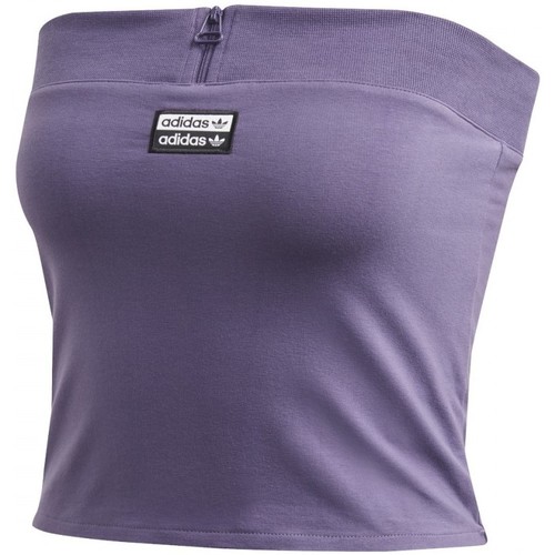 Vêtements Femme Débardeurs / T-shirts sans manche adidas fanny Originals Tube Top Violet