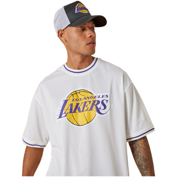 New-Era NBA TEAM LOGO Oversized Los Angeles Blanc