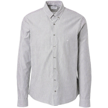 Vêtements Homme Chemises manches longues Calvin Klein Jeans K10K108595 Blanc