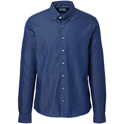 Vêtements Homme Chemises manches longues Calvin Klein Jeans K10K108606 Bleu
