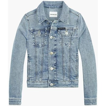 Vêtements Fille Vestes en jean Calvin Klein Jeans IG0IG01440 TRUCKER-IA4 VASH MID Bleu