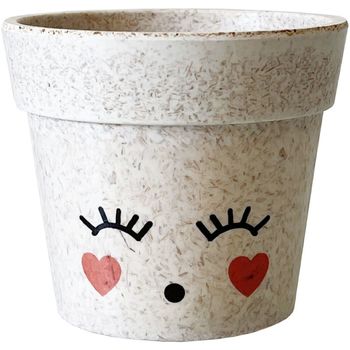 Maison & Déco Vases / caches pots d'intérieur Sud Trading Cache pot en bambou 7 cm Beige