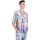 Vêtements Homme Chemises manches longues Bicolore 3022-TOKIO Bleu
