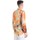 Vêtements Homme Chemises manches longues Bicolore 3327-LAPIZ Orange