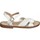 Chaussures Fille se mesure de la base du talon jusquau gros orteil Sandale Fille à noeuds Blanc