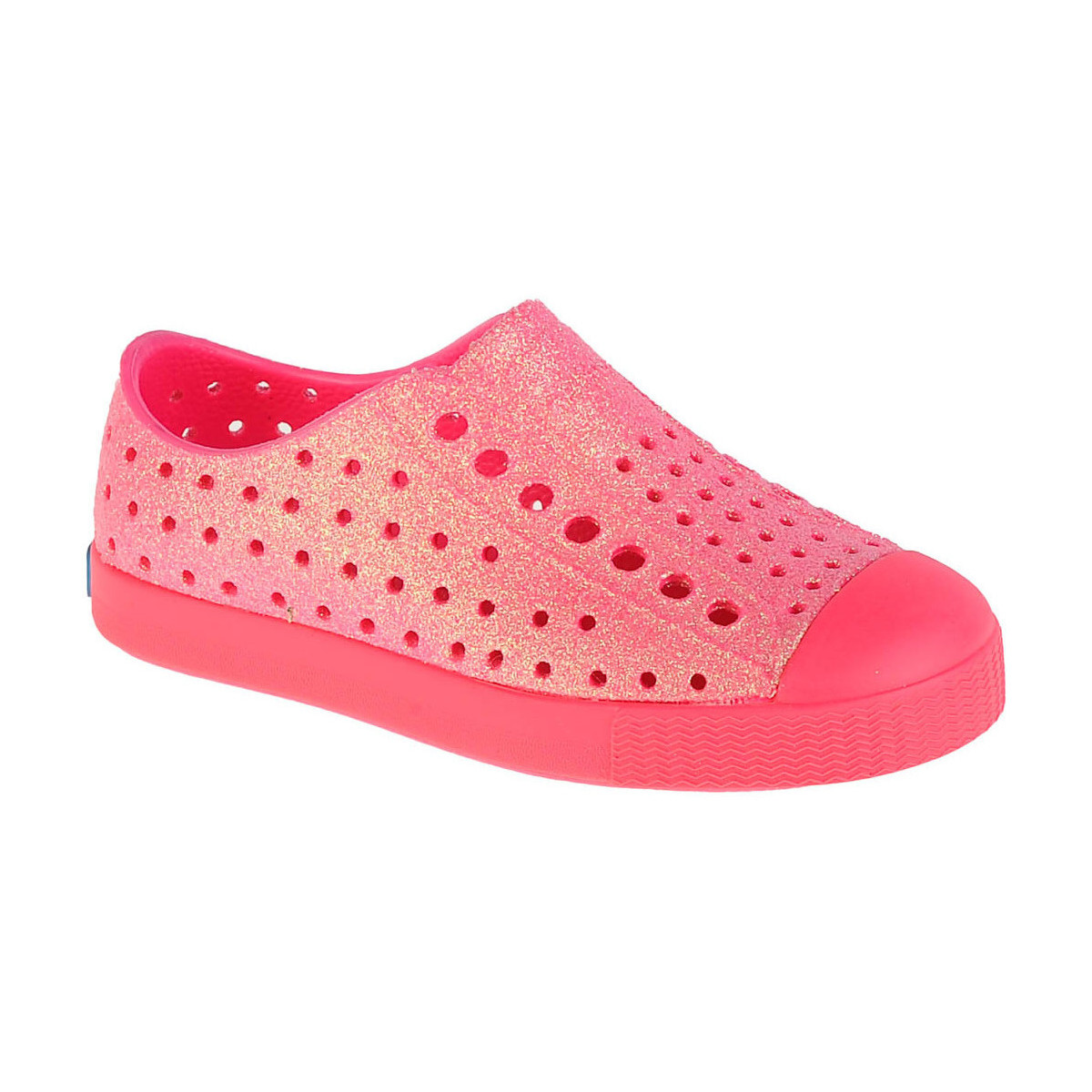 Chaussures Fille Baskets basses Native Jefferson Bling Child Rose