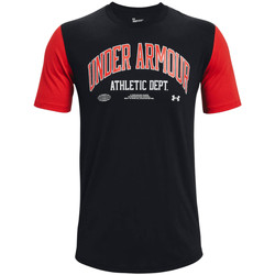 Vêtements Homme T-shirts manches courtes Under Armour Athletic Department Colorblock SS Tee Noir