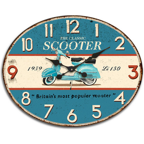 Soins corps & bain Horloges Signes Grimalt Horloge Murale De Scooter Bleu