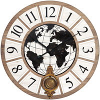 Maison & Déco Horloges Signes Grimalt Horloge Murale Mapamundi Blanc
