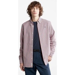 Vêtements Homme Chemises manches longues Timberland TB0A26CQG661 - ELEVATED GINGHAM-G661 - DARK DENIM YD multicolore