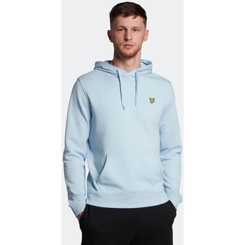sweat-shirt lyle & scott  ml416vog pullover hoodie-w48 light blue 