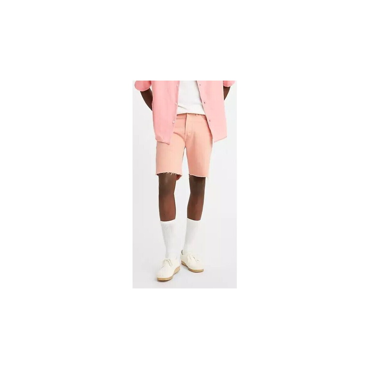 Vêtements Homme Shorts / Bermudas Levi's 36512 0160 - 501 HEMMED SHORT-PINK NTRLS Rose
